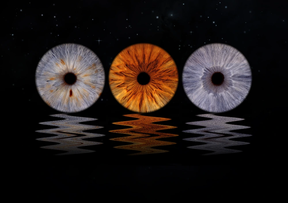 Trei iriși — Water space