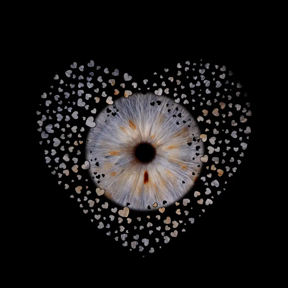 Lucrare iris — Heart of hearts